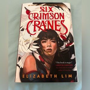 USED/READ- LIKE NEW SIX CRIMSON CRANES ELIZABETH LIM